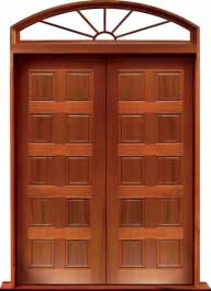 10 panel: door in frame