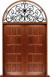 15 panel: door in frame