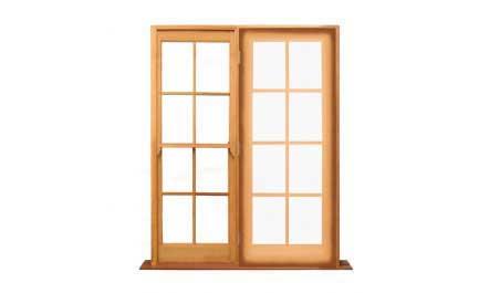 8 light: 1 door + 1 doublehung on left