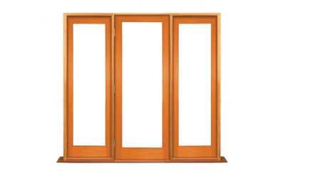 double glazed single light: 1 door + 2 fixtures on sides