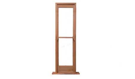 2 light double hung: single unit
