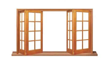 8 light: four sash bifold (two left and two right)