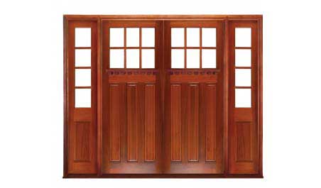 ashgrove: double door +  two sidelights