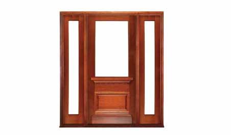 hampshire 1 light: single door +  two sidelights