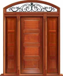 horizontal 4 panel: double door