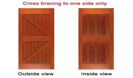 jumbo barn door: door only