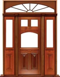 queen anne: door in frame