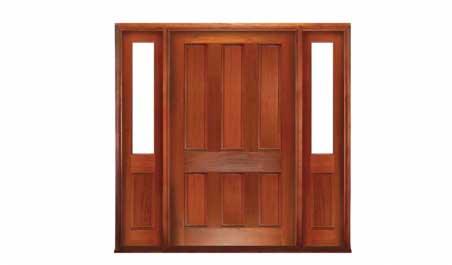 vermont pivot: single door +  two sidelights