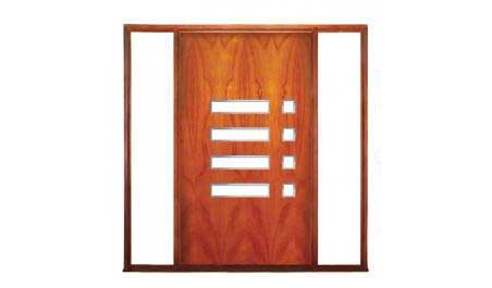 barre pivot: single door +  two fixed glass