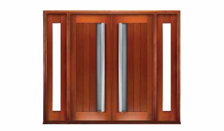 bauhaus: double door +  two sidelights