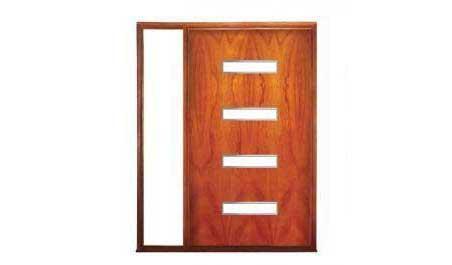 broadband pivot: single door + fixed glass on left