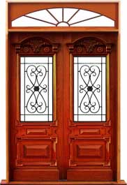 chateau iron: double door