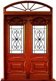 chateau iron: double door