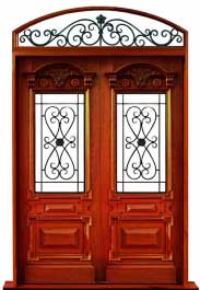 chateau iron: double door