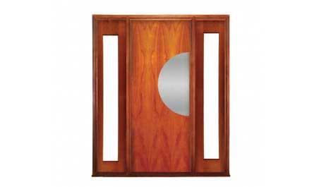 chi: single door +  two sidelights