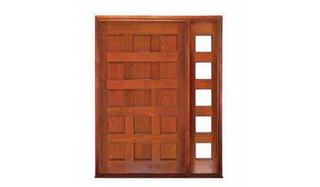 coolum pivot: single door + sidelight on right