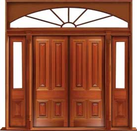 cricket bat: double door +  two sidelights