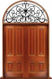 cricket bat: double door +  two sidelights