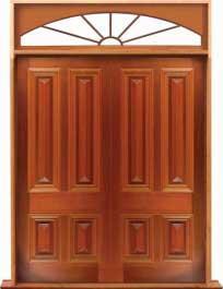 cricket bat: double door +  two sidelights