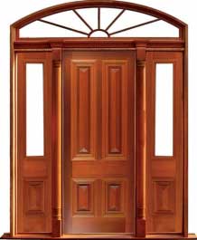 cricket bat: double door +  two sidelights