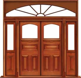edwardian: single door + sidelight on left