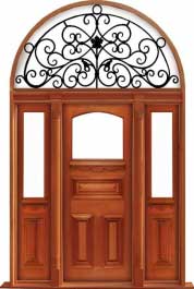 edwardian: single door + sidelight on left