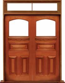 edwardian: single door + sidelight on left