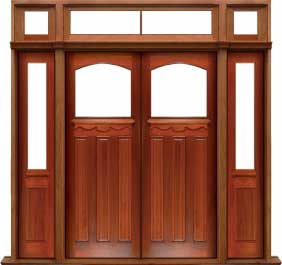 federation archtop: double door