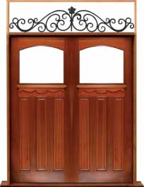 federation archtop: double door