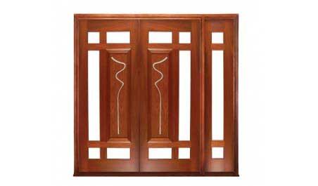 jazz: double door + sidelight on right