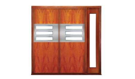 mali: double door + sidelight on right