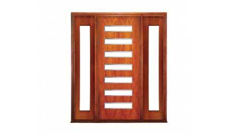 manhattan: single door +  two sidelights