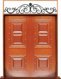 mediterranean: double door