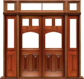 queen anne: door in frame