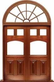 queen anne: door in frame