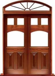 queen anne: door in frame