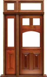 queen anne: door in frame