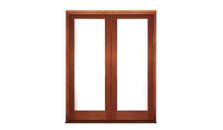 double glazed single light: double door