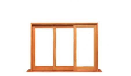 single light: three sash window (2 sliding)