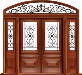 sovereign iron: single door +  two sidelights