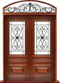 sovereign iron: single door +  two sidelights