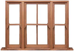 Venetian Double Hung Windows