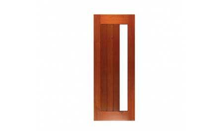 vertical plank glazed: door only