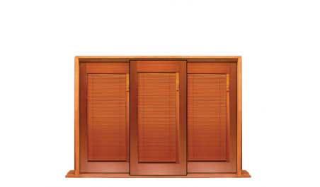 vista: three sash window (1 sliding)