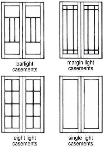 Post war window styles