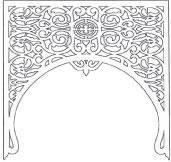Fretwork Hallway Arch