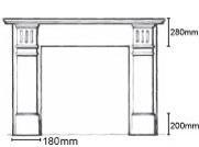 Woodworkers mantlepiece MP3
